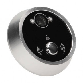 Wideodomofony - elektroniczny wizjer do drzwi na baterie z dzwonkiem podświetleniem nocnym zoomem i funkcją nagrywania na kartę or-wiz-1102 orno 
