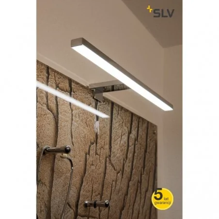 Kinkiety-lazienkowe - dekoracyjna lampa nad lustro dorisa led chrom 4000k ip44 slv 