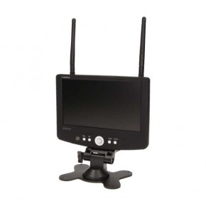Wideodomofony - system do monitoringu 4-kanałowy bezprzewodowy cctv lcd 7'' 150m or-mt-je-1801 orno 
