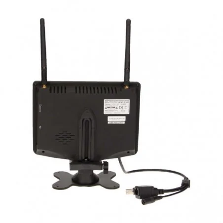 Wideodomofony - system do monitoringu 4-kanałowy bezprzewodowy cctv lcd 7'' 150m or-mt-je-1801 orno 