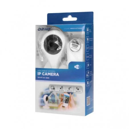 Wideodomofony - kamera monitorująca mini ip wewnętrzna biała cctv 5v dc or-mt-gv-1808 orno 