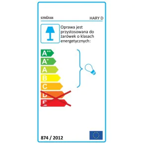 Oprawy-sufitowe - dekoracyjna oprawa sufitowa biała hary d gu10 ideus 