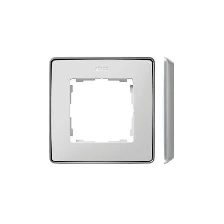 Ramki-pojedyncze - ramka pojedyncza aluminiowa biała 8201610-243 simon 82 detail kontakt-simon 