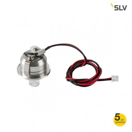 Oprawy-sufitowe - dekoracyjna oprawa sufitowa lightpoint okrągła alu szczotkowane 1w slv 