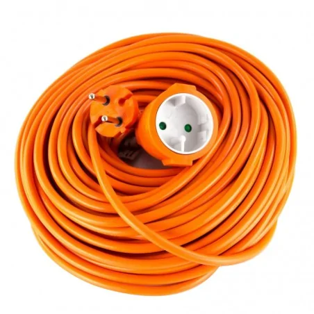 Przedluzacze-elektryczne - przedłużacz ogrodowy 2×1 mm 1 gniazdo 30m pomarańczowy p01330 emos - 1901013001 