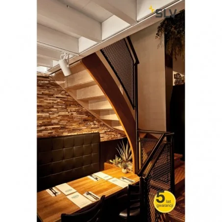 Oswietlenie-sufitowe - nowoczesne oświetlenie szynowe 1f euro spot track biały 3000k 36° slv 