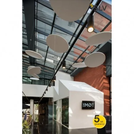 Oswietlenie-szynowe - czarna lampa szynowa 3f structec led 30w okrągła czarna 4000k 60° slv 