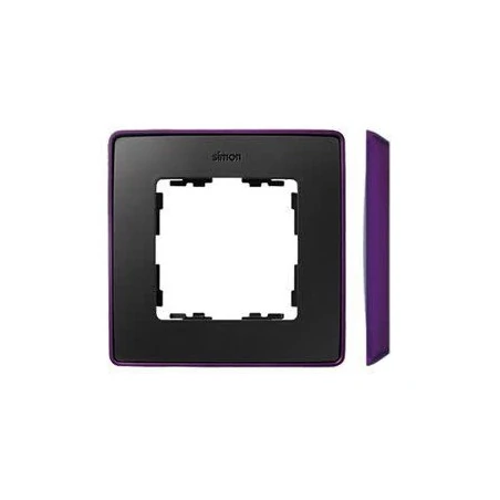 Ramki-pojedyncze - ramka pojedyncza fioletowa grafitowa 8201610-251 simon 82 detail kontakt-simon 