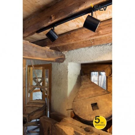 Oswietlenie-szynowe - oprawa do zamontowania na szynie 1f enola_c led 3000k czarna 55° adapter 1f slv 