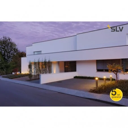 Slupki-ogrodowe - słupek ogrodowy square pole 90 e27 alu max 20w ip44 slv 