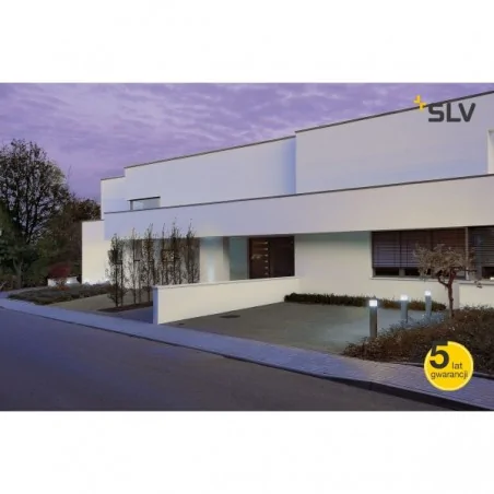 Slupki-ogrodowe - słupek ogrodowy square pole 90 e27 alu max 20w ip44 slv 