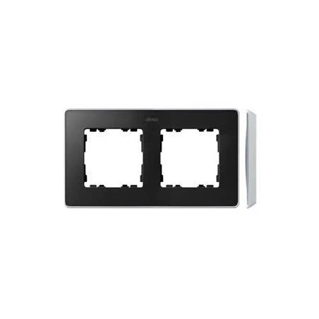 Ramki-podwojne - ramka podwójna aluminiowa grafitowa 8201620-240 simon 82 detail kontakt-simon 