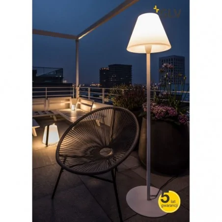 Lampy-ogrodowe-stojace - lampa zewnętrzna stojąca przenośna na baterie 3000k ip44 450lm deagano 35 1001415 slv 