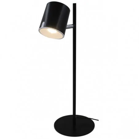 Lampki-biurkowe - czarna lampka led na biurko o mocy 6,5w 4000k 450lm zoe led px043 nilsen  Lampki-biurkowe - czarna lampka led na biurko o mocy 6,5w 4000k 450lm zoe led px043 nilsen
