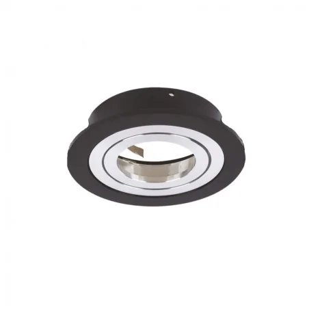 Oprawy-sufitowe - nowoczesna oprawa sufitowa ozzo mino 212-bl okrągła ip20 alu czarna inq 
