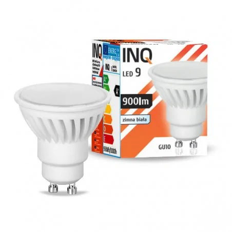 Gwint-trzonek-gu10 - żarówka led gu10 9w 900lm gu10 860 ceramiczna inq 