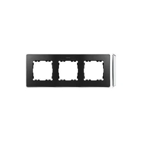 Ramki-potrojne - ramka potrójna chromowana grafitowa 8201630-241 simon 82 detail kontakt-simon 