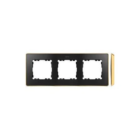 Ramki-potrojne - ramka potrójna grafitowa złota 8201630-242 simon 82 detail kontakt-simon 