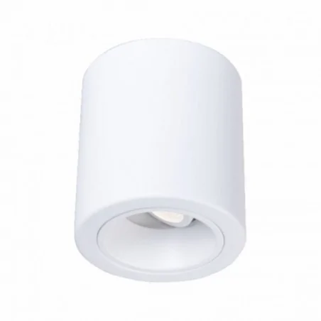 Oprawy-sufitowe - nowoczesna oprawa sufitowa do żarówek gu10 inez 1m round  ruchoma biała ozzo 