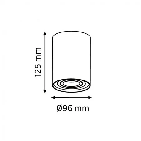 Lampy-sufitowe - nowoczesna oprawa sufitowa salonu czarny aluminium ivo 1 ozzo 