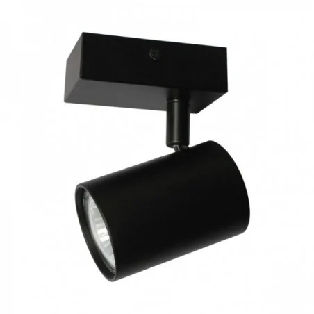 Oswietlenie - pojedynczy reflektor czarny lara 1q-bl gu10 ozzo 