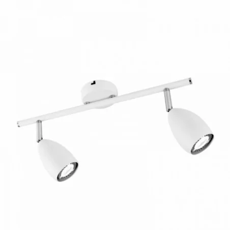 Oprawy-sufitowe - ruchoma oprawa iris 2-wh spot 2-50w biała ozzo 