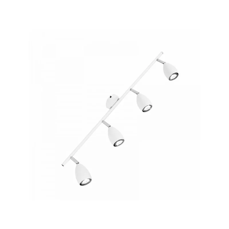 Oprawy-sufitowe - poczwórna lampa sufitowa biała iris 4-wh spot 4-50w gu10 ozzo firmy OZZO 