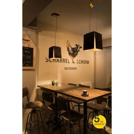 Lampy-sufitowe - dekoracyjna lampa sufitowa wisząca avento 30 slv 