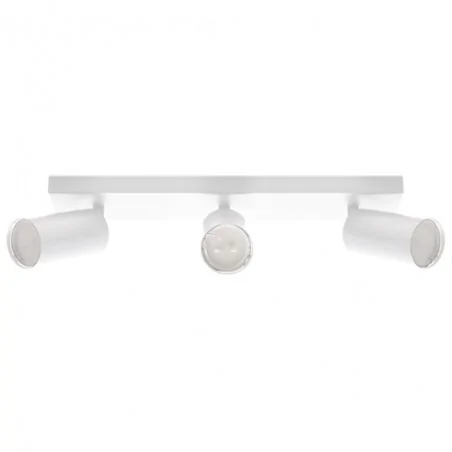 Lampy-sufitowe - lampa ścienno-sufitowa manam gu10 3l biała 03761 ideus 