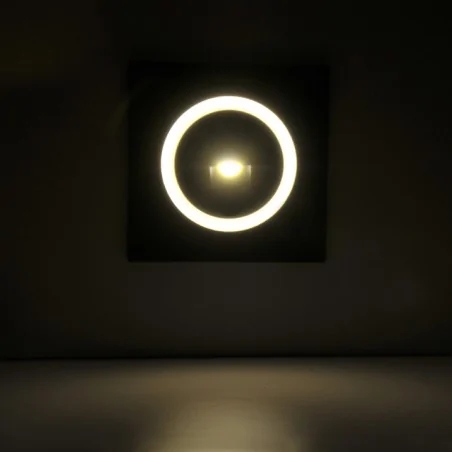 Oswietlenie-schodowe - oprawa schodowa led kwadratowa 220-240v podtynkowa q3 polux 