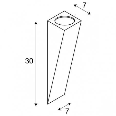 Kinkiety-do-salonu - dekoracyjna lampa ścienna altra dice wl-2 srebrnoszara gu10 max 50w slv 