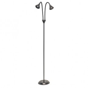 Lampy-stojace - elegancka lampa podłogowa czarna 7,6w 4000k 720lm happy floor px031 nilsen 