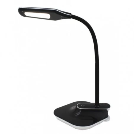 Lampki-biurkowe - lampka led na biurko z klipsem w kolorze czarnym z usb 11,5w 4000k 420lm nelly px035 nilsen 