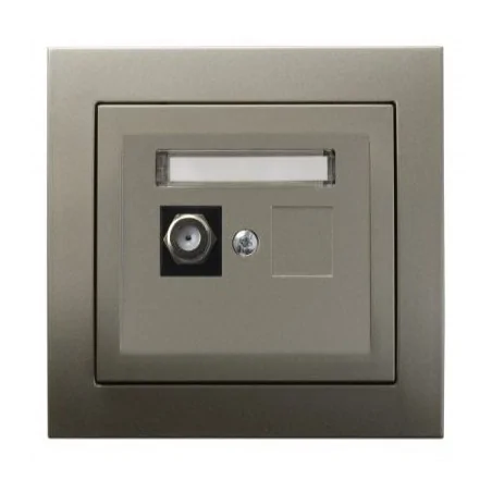 Gniazda-pojedyncze-podtynkowe - gniazdo antenowe satynowe typu f gpa-1wf/45 kier ospel 