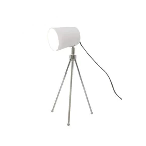 Lampki-biurkowe - lampka biurkowa i stołowa w kolorze białym 60w e27 ls003 pixo nilsen 