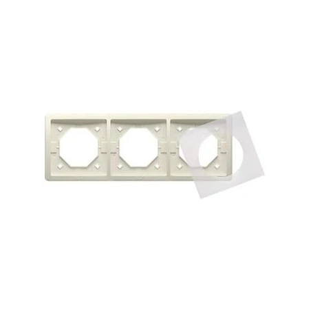 Ramki-potrojne - ramka potrójna ip44 beżowa bmr3b/12 simon basic standard kontakt-simon 