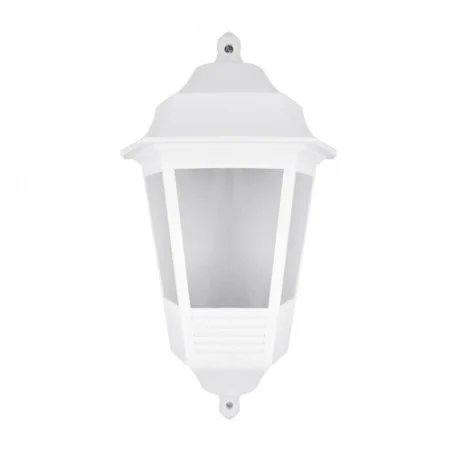 Kinkiety-ogrodowe - biała oprawa ogrodowa na ścianę e27 begonya4 03141 ideus 