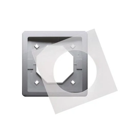 Ramki-pojedyncze - ramka pojedyncza ip44 inox bmr1b/21 simon basic standard kontakt-simon 