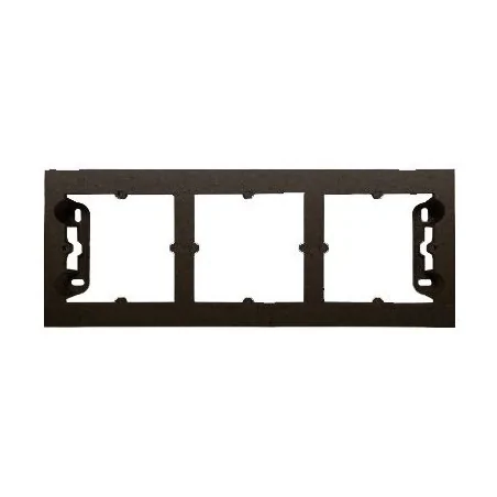 Puszki-natynkowe - puszka natynkowa potrójhna brązowa dpn3/46 simon 54 premium kontakt-simon 