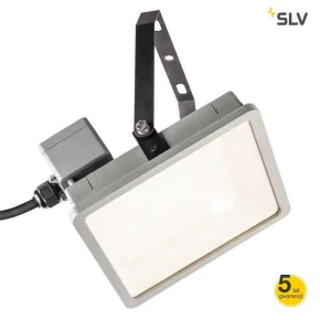 Naswietlacze-led - naświetlacz led przemysłowy lampa ścienna szara 45w 4000k almino 1002195 slv 