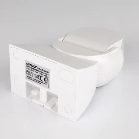 Czujniki-ruchu - biały czujnik ruchu pir 1200w or-cr-236/w orno 
