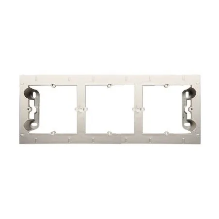 Puszki-natynkowe - puszka natynkowa potrójna kremowa dpn3/41 simon 54 premium kontakt-simon 