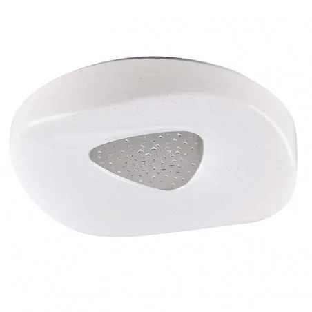 Plafony - plafon led okrągły biały o mocy 24w sterowany pilotem 3000-6500k arion 40 313478 polux 