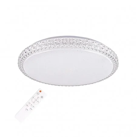 Plafony - plafon ledowy sterowany pilotem efekt gwiaździstego nieba irina 40 polux 