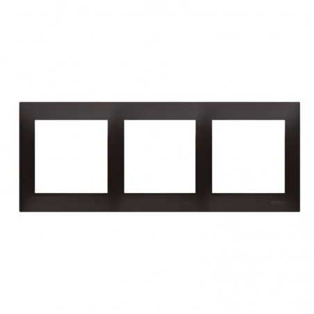 Ramki-potrojne - ramka potrójna do puszek karton-gips antracyt drk3/48 simon 54 premium kontakt-simon 