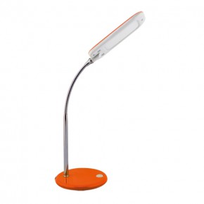 Lampki-biurkowe - lampka biurkowa led pomarańczowa wyginana dori ideus