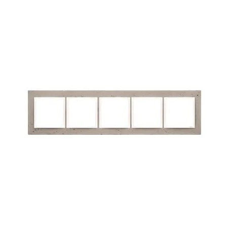 Ramki-pieciokrotne - ramka pięciokrotna betonowa drn5/91 simon 54 nature kontakt-simon 