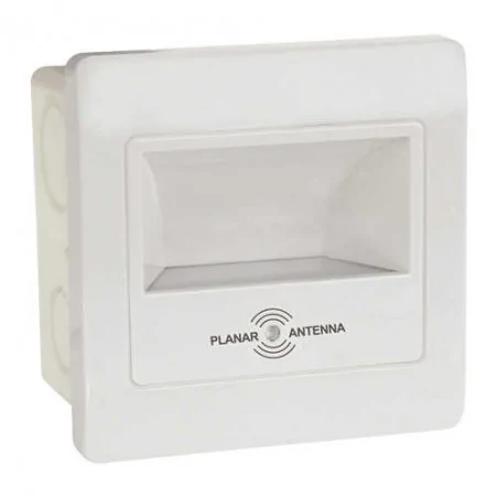 Oswietlenie-schodowe - oprawa schodowa led biała z czujnikiem ruchu 2w 4000k 150lm diamond led 03168 ideus 