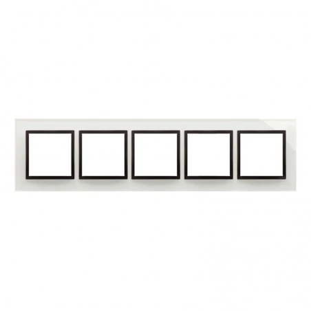 Ramki-pieciokrotne - ramka pięciokrotna szklana burzowa chmura drn5/72 simon 54 nature kontakt-simon 