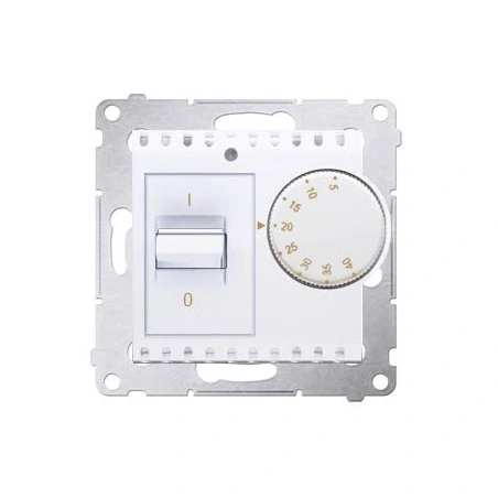 Regulatory-temperatury - biały regulator temperatury z czujnikiem wewnętrznym drt10w.02/11 simon 54 kontakt-simon 